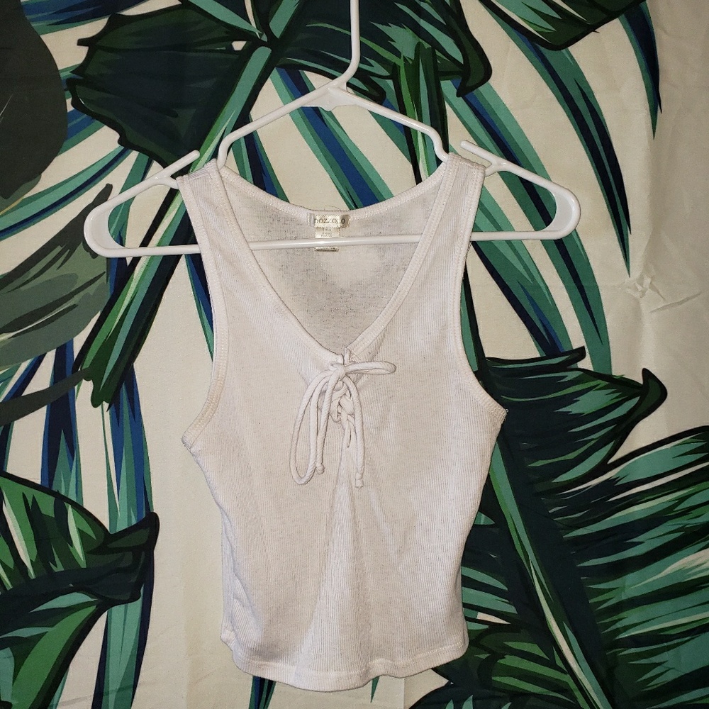 White tank top